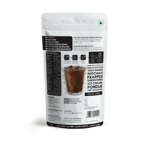 Cocosutra Lite Sugar Free Drinking Chocolate Mix Swiss Vanilla