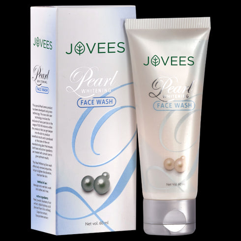 Jovees Herbal Pearl Whitening Face Wash | For Brightening Glowing Skin