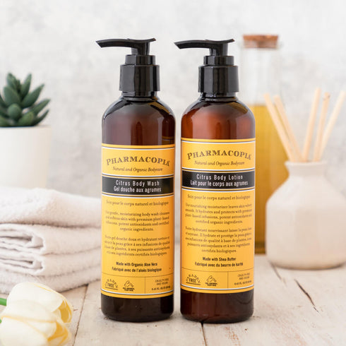 Kimirica Pharmacopia Citrus Shower Gel and Body Lotion Duo 250ml