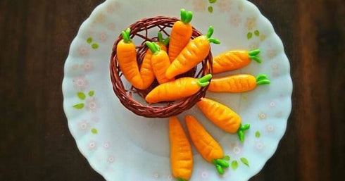 Prakruthi Carrot Design Sweet With Kaju-500g