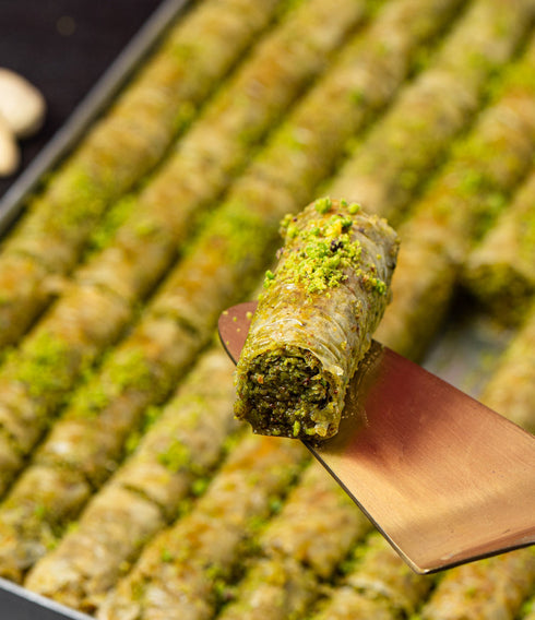 The Baklava Box Pista Roll Baklava
