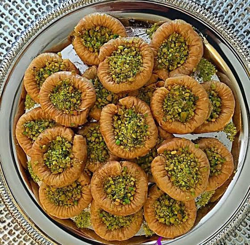 The Baklava Box Pistachio Ring Baklava