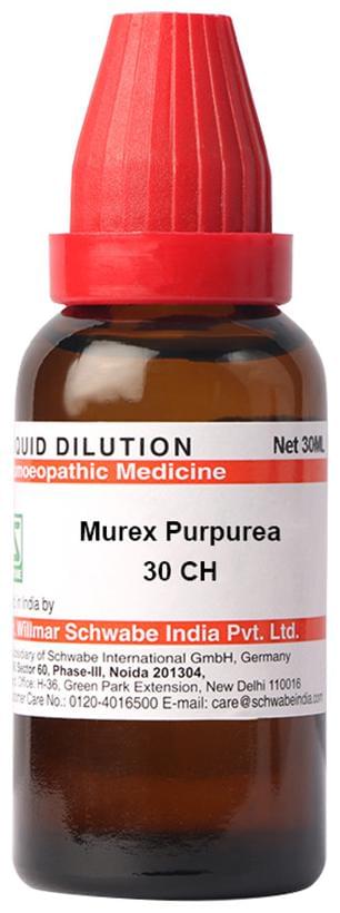 Dr Willmar Schwabe India Murex Purpurea Dilution 30 CH