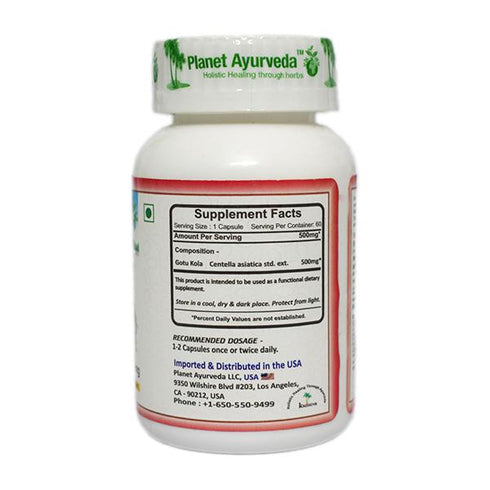 Planet Ayurveda Gotu Kola Capsule