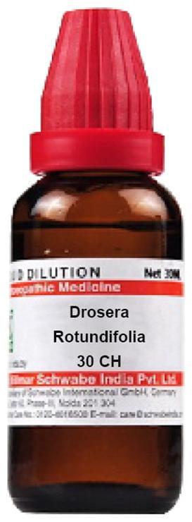 Dr Willmar Schwabe India Drosera Rotundifolia Dilution 30 CH