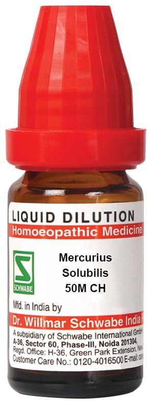 Dr Willmar Schwabe India Mercurius Solubilis Dilution 50M CH