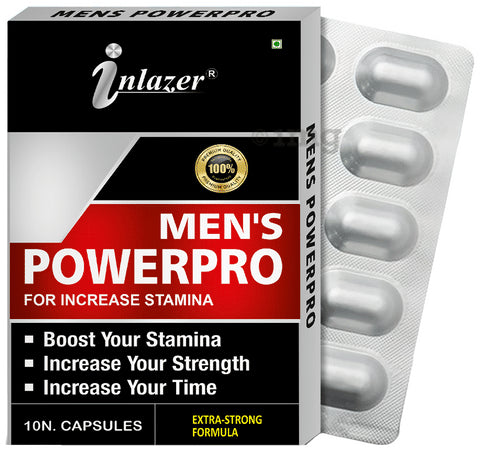 Inlazer Men's Powerpro Capsule 10 caps