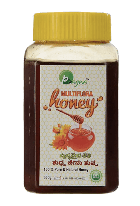 Pragna Multiflora Pure & Natural Honey 500 ml