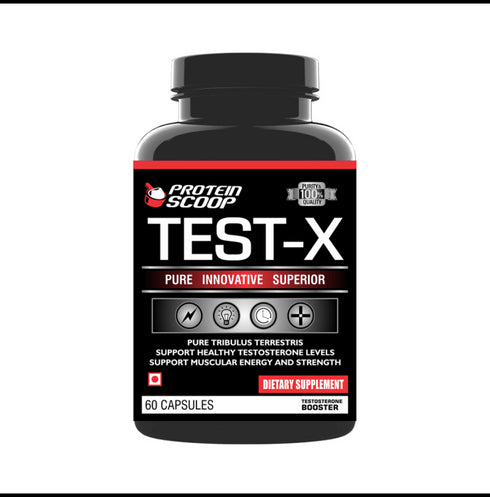 Protein Scoop Protein Scoop Test-X Capsule bottle of 60 capsules
