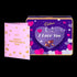 Cadbury Valentines Love Tin box with Roses and Personalised Card