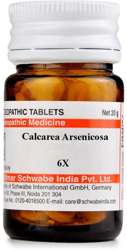 Dr Willmar Schwabe India Calcarea Arsenicosa Trituration Tablet 6X