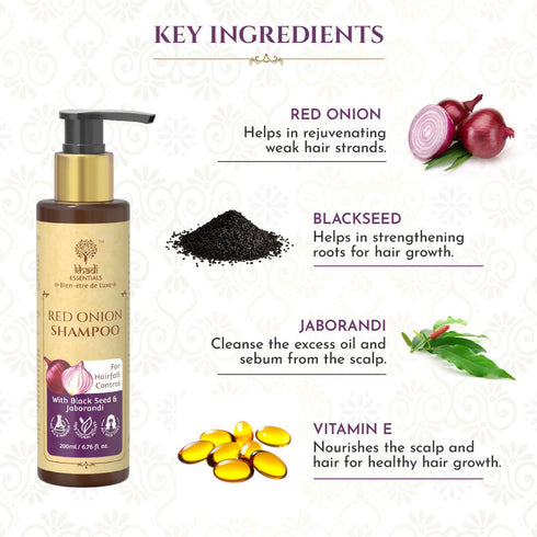 Khadi Essentials Onion Shampoo