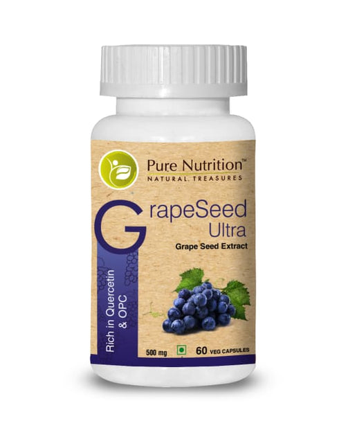 Pure Nutrition Grape Seed Ultra Capsule, bottle of 60 capsules