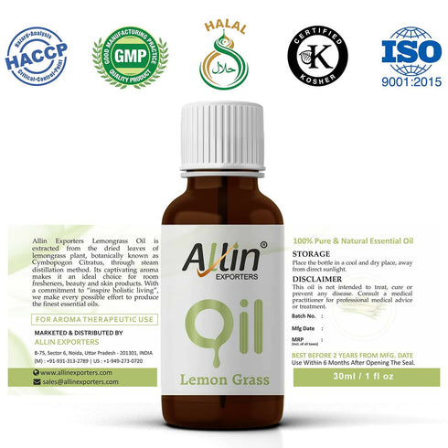 Allin Exporters Lemon Grass Essential Oil