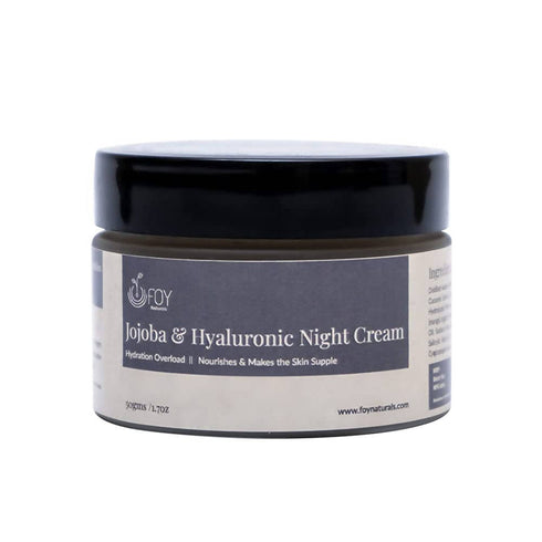 FOY Naturals Jojoba Oil and Hyaluronic Night Cream