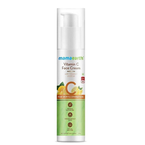 Mamaearth Vitamin C Face Cream + Face Mask + Face Toner Combo