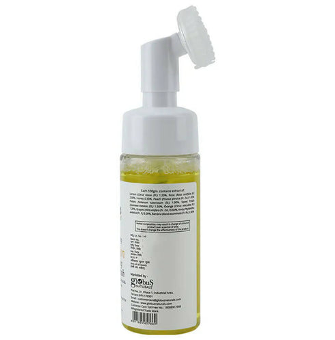 Globus Naturals Lemon Foaming Face Wash