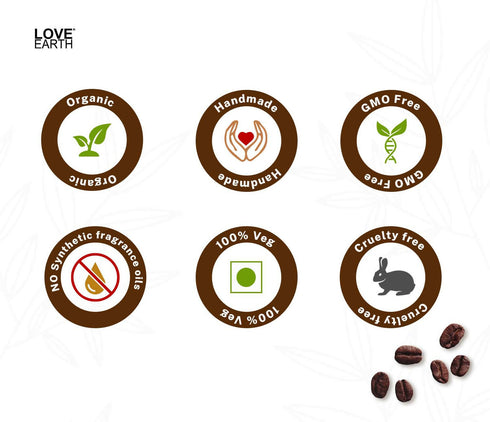 Love Earth Naked and Raw Coffee Body Scrub