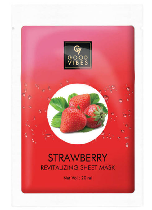Good Vibes Strawberry Revitalizing Sheet Mask