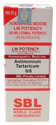 SBL Antimonium Tartaricum 0/8 LM