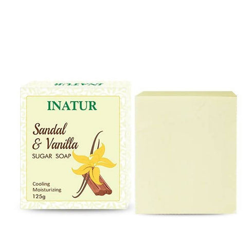 Inatur Sandal and Vanilla Sugar Soap 130g