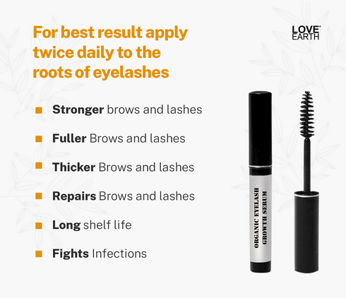 Love Earth Organic Eyelash Growth Serum