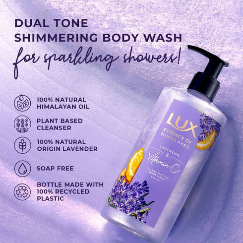 Lux Essence Of Himalayas Lavender And Vitamin C Illuminating Body Wash