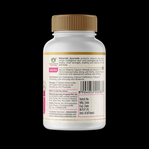 Maharishi Ayurveda Raktda Ayurvedic Iron Supplement