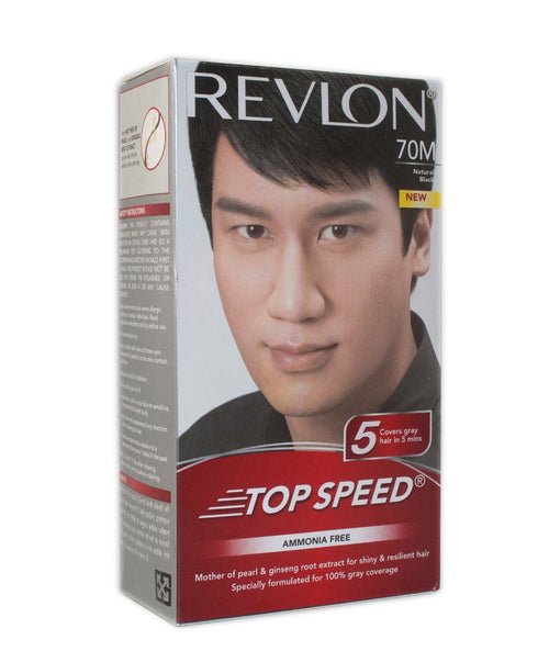 Revlon Top Speed Hair Color, Natural Black 70