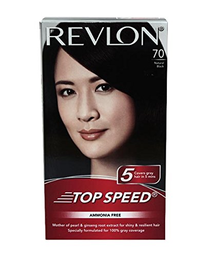 Revlon Top Speed Hair Color Woman, Natural Black 70