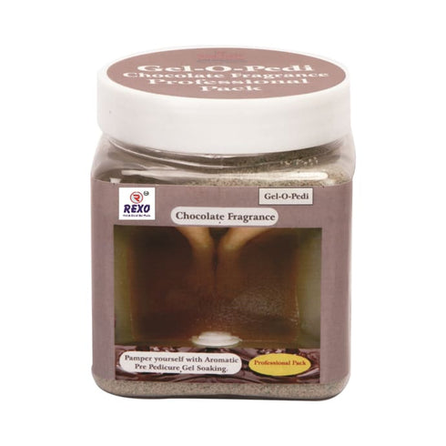 Rexo Gel-O-Pedi Professional Pack Chocolate,jar of 200 gm Gel