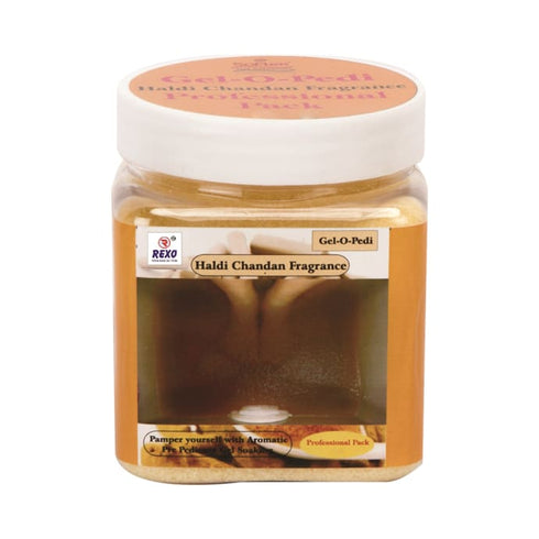 Rexo Gel-O-Pedi Professional Pack Haldi Chandan,jar of 150 gm Gel