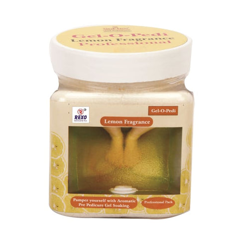 Rexo Gel-O-Pedi Professional Pack Lemon,jar of 200 gm Gel