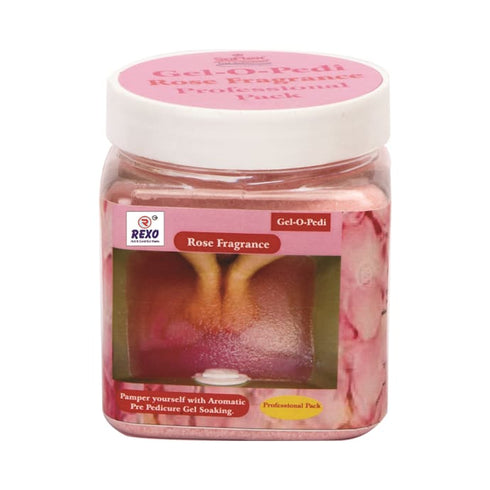 Rexo Gel-O-Pedi Professional Pack Rose,jar of 150 gm Gel