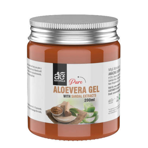 Ae Naturals Pure Aloevera Gel With Sandal Extracts 200 ml