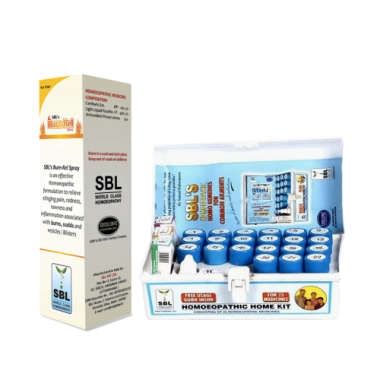 SBL 119 Homeopathic Home Kit With Burn Spray (Combo Of 2) 120g