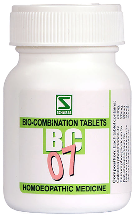 Dr Willmar Schwabe India Bio Combination 07 (BC 07) Tablet