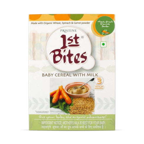 Pristine 1st Bites Baby Cereal Stage|3 Organic Wheat
