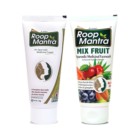 Roop Mantra Combo Pack of Face Cream 30gm & Mix Fruit Face Wash 50ml