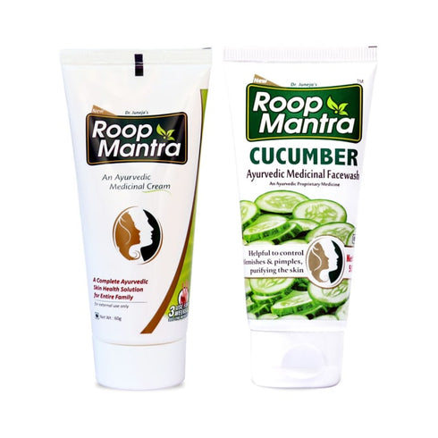 Roop Mantra Combo Pack of Face Cream 60gm & Cucumber Face Wash 50ml