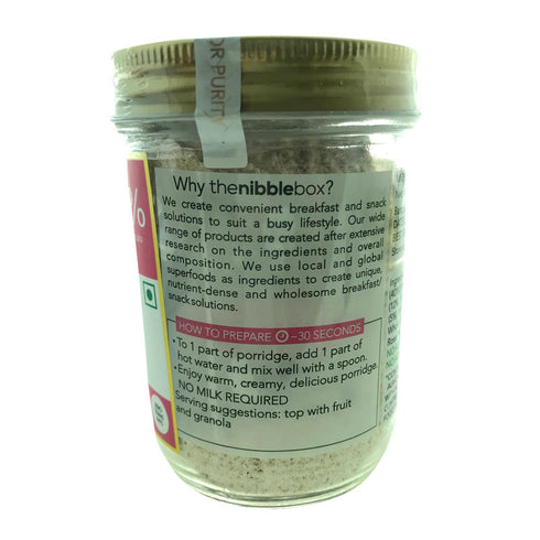 The Nibble Box Rose and Pistachio Almond Flour Superfood Porridge Instant Breakfast Mix