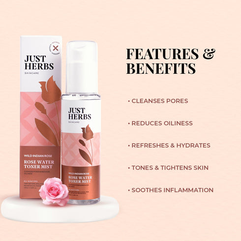 Just Herbs Rose Water Toner Mist 35ml