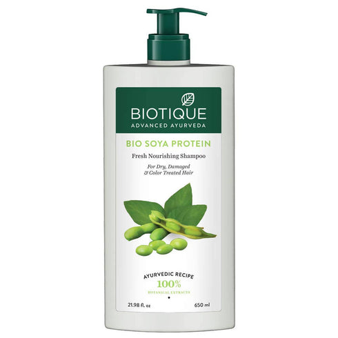 Biotique Advanced Ayurveda Bio Soya Protein Fresh Nourishing Shampoo
