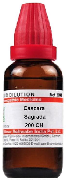 Dr Willmar Schwabe India Cascara Sagrada Dilution 200 CH