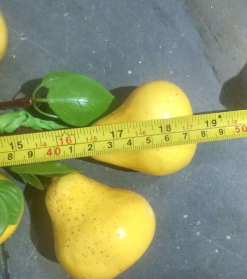 Synthetic Pear Fruit 19 Inch String - 10