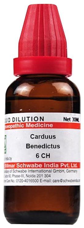 Dr Willmar Schwabe India Carduus Benedictus Dilution 6 CH