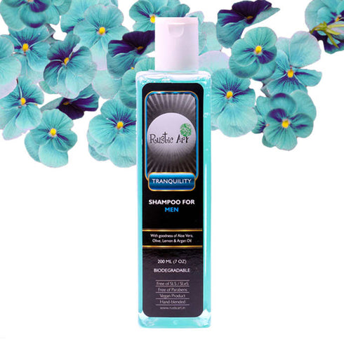 Rustic Art Biodegradable Men's Tranquility Shampoo 200 ml