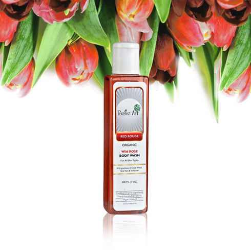 Rustic Art Organic Rose Body Wash 200 ml Body Wash
