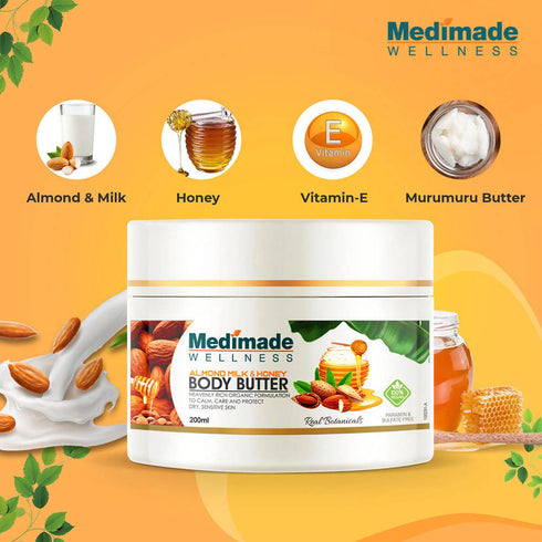 Medimade Wellness Almond Milk & Honey Body Butter