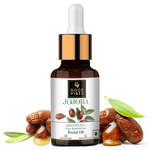 Good Vibes 100% Natural Jojoba Skin Replenishing Facial Oil 10ml